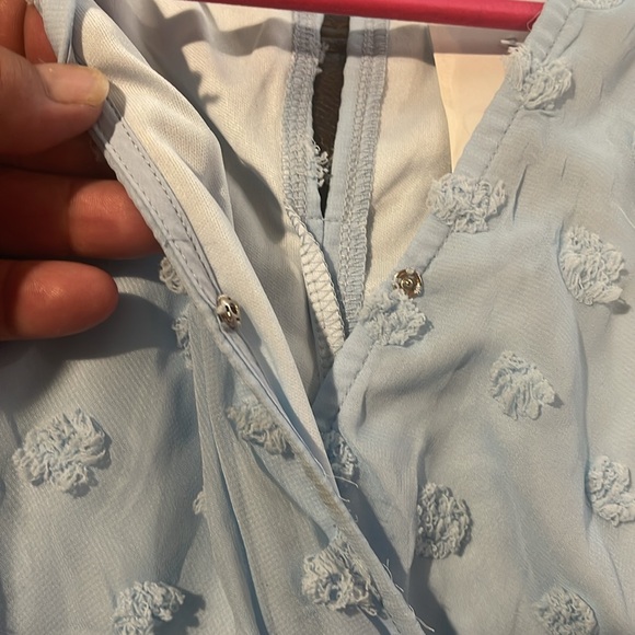 NWT BTFBM V Neck Swiss Dot Romper - Picture 6 of 11